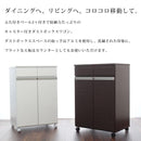 収納ワゴン キャスター付き ダストボックス ワゴン 分別 ごみ箱 【納期E】【stz-ku23705-2d】