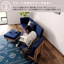 ソファ 2人掛け 二人掛 単品 椅子 ソファー 脚付き 木製 クッション 座面 背もたれ 北欧 モダン ナチュラル カントリー調 カフェ おしゃれ 【納期A】【stz-li81152】