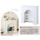 マントルピース風 棚 飾り棚 収納 ラック 白 ホワイト 北欧 おしゃれ ヨーロピアン アーチ型 可動棚 2段 シンプル 暖炉なし 姫 インテリア 【納期A】【stz-mj68161wh】