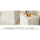 マントルピース風 棚 飾り棚 収納 ラック 白 ホワイト 北欧 おしゃれ ヨーロピアン アーチ型 可動棚 2段 シンプル 暖炉なし 姫 インテリア 【納期A】【stz-mj68161wh】