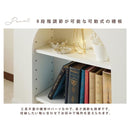 マントルピース風 棚 飾り棚 収納 ラック 白 ホワイト 北欧 おしゃれ ヨーロピアン アーチ型 可動棚 2段 シンプル 暖炉なし 姫 インテリア 【納期A】【stz-mj68161wh】