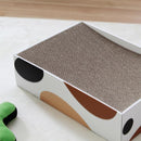 段ボール爪とぎ 「ミケ・スクエア」 【na95101mx】