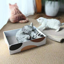 段ボール爪とぎ 「ミケ・スクエア」 【na95101mx】