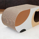 爪とぎ 猫 ダンボール おしゃれ インテリア 映える 段ボール ねこ ネコ 爪研ぎ ツメ研ぎ ツメとぎ 猫用 キャットハウス サークル 【納期A】【stz-na95121】