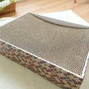 爪とぎ 猫 段ボール ダンボール ネコ おしゃれ 北欧 ペット用品 ねこ 耐久性 高密度 遊び場 モロッカン タイル 柄 デザイン 昭和レトロ 【納期A】【stz-na95171mx】