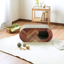 爪とぎ 猫 段ボール ダンボール ネコ おしゃれ 爪研ぎ ストレス解消 北欧 馴染む ペット用品 耐久性 高密度 遊び場 木目 ヘリンボーン 【納期A】【stz-na95191br】