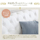 ソファ 姫系 ソファー 2人掛け 北欧 合皮 カフェ 姫系家具 白 ホワイト 【納期C】【stz-othello-2p】