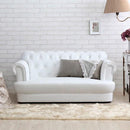 ソファ 姫系 ソファー 2人掛け 北欧 合皮 カフェ 姫系家具 白 ホワイト 【納期C】【stz-othello-2p】