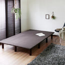 スノコベッド セミダブル SD ロール式 ベッドフレーム 脚付き 足つき 床下 収納 ウレタン スノコ すのこ ベット シンプル マットレス別売り 【納期A】【stz-rh44634db】