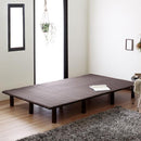 スノコベッド セミダブル SD ロール式 ベッドフレーム 脚付き 足つき 床下 収納 ウレタン スノコ すのこ ベット シンプル マットレス別売り 【納期A】【stz-rh44634db】