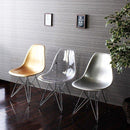 イームズチェア シェルチェア リプロダクト クリア 椅子 おしゃれ 北欧 ゴールド 金 シルバー 銀 【納期A】【stz-sh-cr1401】