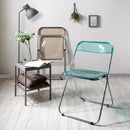 折りたたみ椅子 パイプ椅子 おしゃれ スケルトン クリア 透明 インテリア デザイナーズ 家具 椅子 チェアー 折りたたみチェア 折り畳み 折畳み 丈夫 頑丈 安心 【納期A】【stz-sh81141】
