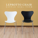 ダイニングチェア 白 ホワイト 黒 ブラック おしゃれ 北欧 デザイン 曲線 シンプル 肘掛けなし ミッドセンチュリー モダン スタッキング 重ねられる 椅子 イス 【納期A】【stz-sh81181】