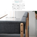 ダイニングベンチ 背もたれつき 2人掛け コーナーベンチ 椅子 北欧 ナチュラル カントリー 【納期E】【stz-siera-k】