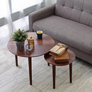 ネストテーブル 木製 丸 おしゃれ カフェテーブル サイドテーブル リビング 寝室 【納期E】【stz-vinca】