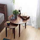 ネストテーブル 木製 丸 おしゃれ カフェテーブル サイドテーブル リビング 寝室 【納期E】【stz-vinca】
