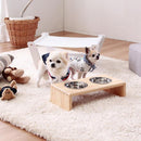 犬用食器 猫用食器 フードボール 犬用吸水器 餌入れ 犬 猫 イヌ ネコ エサ入れ 餌箱 エサ箱 ペット用フードボウル スタンド 木製 おしゃれ 【納期A】【stz-xc94182na】