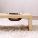 犬用食器 猫用食器 フードボール 犬用吸水器 餌入れ 犬 猫 イヌ ネコ エサ入れ 餌箱 エサ箱 ペット用フードボウル スタンド 木製 おしゃれ 【納期A】【stz-xc94182na】