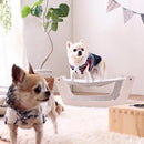 ペット用ハンモック 室内用 犬用ベッド クッション 猫用ベッド ハンモック ペット用 犬用 猫用 イヌ ネコ ペット 屋内 寝床 遊び場 【納期A】【stz-xc94213wh】