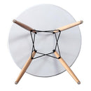 ラウンドテーブル カフェテーブル 円形 丸型 白 黒 ホワイト ブラック 【納期A】【stz1504-na-wh】