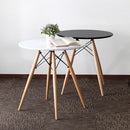 ラウンドテーブル カフェテーブル 円形 丸型 白 黒 ホワイト ブラック 【納期A】【stz1504-na-wh】