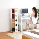 回転コミックラック 回転本棚 回転式 本棚 コミックラック 5段 【納期A】【swk-5】