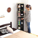 本棚 大容量 回転式 スリム 子供 省スペース コンパクト コミック 単行本 ブックラック 収納棚 おしゃれ 子ども部屋 CD DVD コレクションラック ディスプレイ 【納期A】【swk-7】