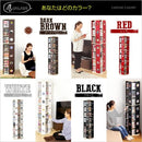 本棚 大容量 回転式 スリム 子供 省スペース コンパクト コミック 単行本 ブックラック 収納棚 おしゃれ 子ども部屋 CD DVD コレクションラック ディスプレイ 【納期A】【swk-7】