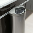 ゴミ箱 センサー 45L 自動開閉 おしゃれ スリム キッチン 電動 電池式 ステンレス ごみ箱 横開き ふた付き 蓋 センサー式 軽い 軽量 45リットル ダストボックス 【納期E】【szo-arco】