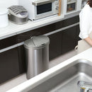 ゴミ箱 センサー 45L 自動開閉 おしゃれ スリム キッチン 電動 電池式 ステンレス ごみ箱 横開き ふた付き 蓋 センサー式 軽い 軽量 45リットル ダストボックス 【納期E】【szo-arco】