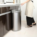 ゴミ箱 センサー 45L 自動開閉 おしゃれ スリム キッチン 電動 電池式 ステンレス ごみ箱 横開き ふた付き 蓋 センサー式 軽い 軽量 45リットル ダストボックス 【納期E】【szo-arco】