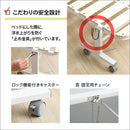 折りたたみベッド シングル すのこベッド 折り畳み スノコ 簡易ベッド 宮棚 飾り棚 コンセント付き キャスター 簡易 シングル ひとり暮らし 一人暮らし 【納期A】【szo-bd30-154】