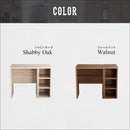 デスクセット 机 幅60cm サイドラック 収納棚 可動棚 シンプル 北欧 おしゃれ 木目 勉強机 学習机 パソコンデスク PCデスク フック付き フリーデスク 作業台 【納期A】【szo-brht-dsk60srk】