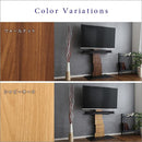 TVスタンド 棚付き テレビ台 サウンドバー専用棚 テレビスタンド アート風 インテリア オシャレ お洒落 デザイン モダン 芸術的 木目柄 【納期E】【szo-brot-set】