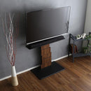 テレビスタンド TVスタンド テレビ台 アート風 インテリア おしゃれ お洒落 デザイナーズ デザイン モダン 芸術的 木目柄 【納期E】【szo-brot】