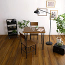 ダイニングセット ダイニングテーブルセット 3点 ダイニングチェア 椅子 2人用 二人掛け おしゃれ 北欧 シンプル テーブル 長方形 75cm 幅 カフェ風 スチール脚 【納期A】【szo-brv-3】