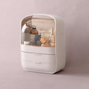 メイクボックス 大容量 コスメケース 持ち運び 化粧品 収納 かわいい おしゃれ 白 ホワイト ピンク 引き出し トレー ボトル 収納ボックス 防水 取っ手 持ち手 【納期E】【szo-cb-2dw】