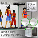 コレクションラック専用ミラー 背面 ロータイプ用 深型・浅型共通 鏡 単品 棚奥の背面用 コレクションケース別売り フィギュア プラモデル 収納棚 Luke ルーク 【納期A】【szo-clr-900m】