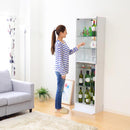 コレクションケース ハイタイプ 大型 フィギュアケース フィギュア 棚 飾る 見せる コレクションラック ボックス コレクションボード 深型 収納 白 ホワイト 黒 【納期A】【szo-clr-d-485】