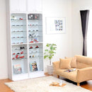 コレクションケース ハイタイプ 大型 フィギュアケース フィギュア 棚 飾る 見せる コレクションラック ボックス コレクションボード 深型 収納 白 ホワイト 黒 【納期A】【szo-clr-d-485】