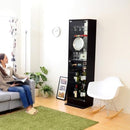 コレクションケース ハイタイプ 大型 フィギュアケース フィギュア 棚 飾る 見せる コレクションラック ボックス コレクションボード 深型 収納 白 ホワイト 黒 【納期A】【szo-clr-d-485】