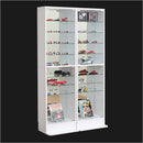 コレクションケース ハイタイプ 大型 フィギュアケース フィギュア 棚 飾る 見せる コレクションラック ボックス コレクションボード 深型 収納 白 ホワイト 黒 【納期A】【szo-clr-d-485】