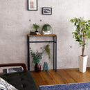 コンソールテーブル 玄関 スリム おしゃれ リビング 棚 テーブル 物置き 台 小物置き エントランス 北欧 デザイン スチール 脚 ビンテージ風 木目柄 キッチン 【納期E】【szo-clt-60】