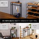 コンソールテーブル 玄関 スリム おしゃれ リビング 棚 テーブル 物置き 台 小物置き エントランス 北欧 デザイン スチール 脚 ビンテージ風 木目柄 キッチン 【納期E】【szo-clt-60】