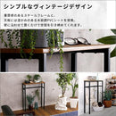 コンソールテーブル 玄関 スリム おしゃれ リビング 棚 テーブル 物置き 台 小物置き エントランス 北欧 デザイン スチール 脚 ビンテージ風 木目柄 キッチン 【納期E】【szo-clt-60】