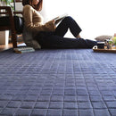 ラグ 190×240cm 長方形 キルティング キルト 生地 デニム調 ホットカーペット対応 滑り止め 厚手 クッション 【納期E】【szo-drg-l】