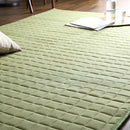 ラグ 190×240cm 長方形 キルティング キルト 生地 デニム調 ホットカーペット対応 滑り止め 厚手 クッション 【納期E】【szo-drg-l】