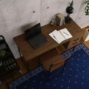 デスクセット デスク 机 椅子 チェア おしゃれ 北欧 シンプル 引き出し 一体型 ビンテージ風 カフェ風 デザイン 大人 パソコンデスク 一人暮らし ひとり暮らし 【納期E】【szo-dwv-120s】