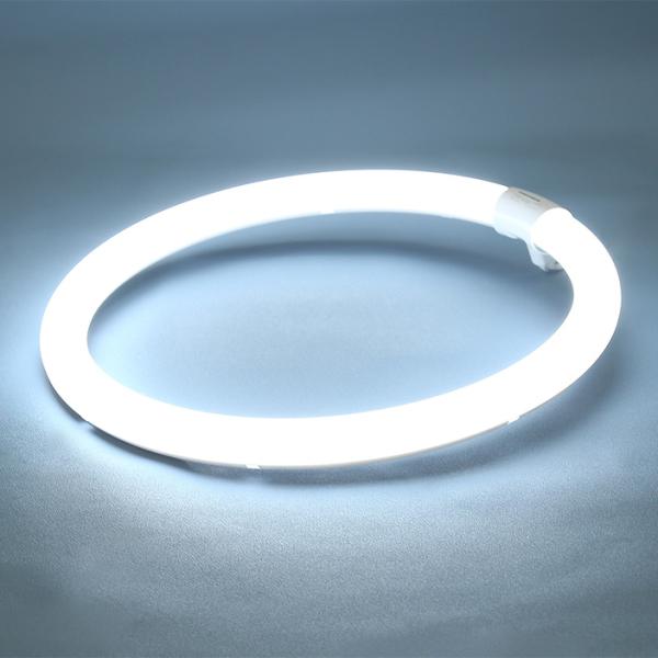 サークルランプ LED 電球 40W型 昼光色 アタッチメント不要 長寿命 長持ち 広範囲 グロー式 インバータ式 共通 省エネ エコ AC直結 工事不要 そのまま 交換可能 【納期E】【szo-edc-r40】