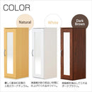 シューズラック 2個セット ミラー付き 鏡 下駄箱 シューズボックス 玄関収納 スリム 細い コンパクト 省スペース 可動棚 ラック 収納棚 リビング シンプル 北欧 【納期A】【szo-ets-9030-set】